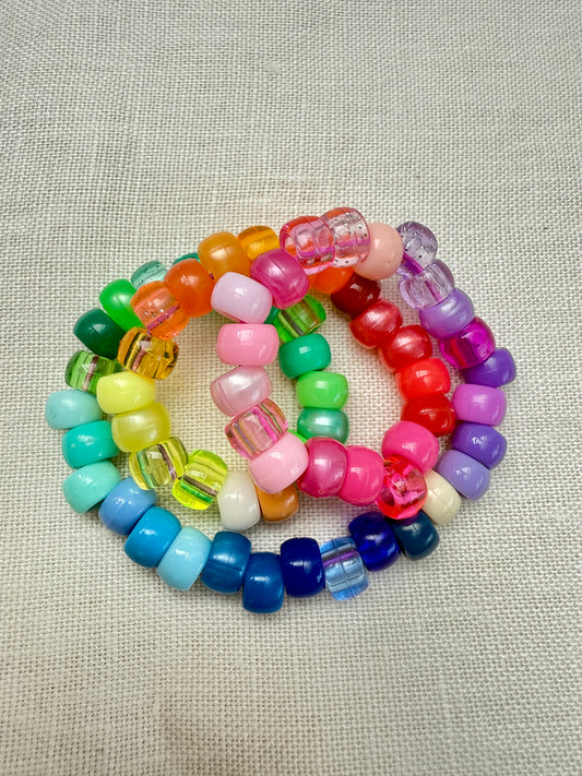 Rainbow Kandi Necklace