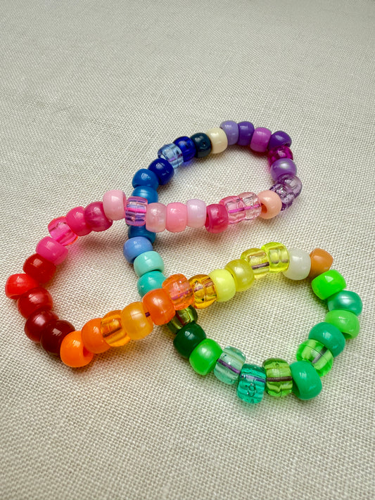Rainbow Kandi Necklace
