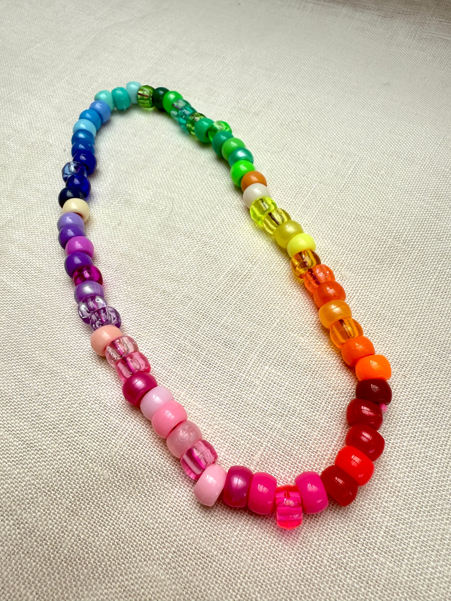 Rainbow Kandi Necklace