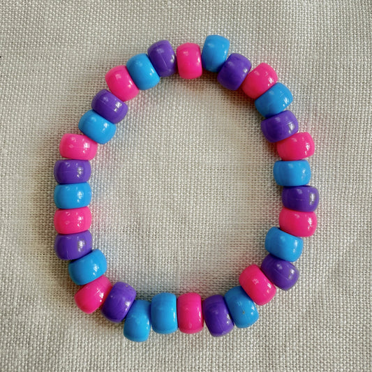 Bisexual Kandi Bracelet